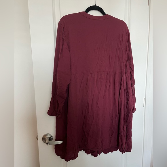 Old Navy Mini Burgundy Dress - Picture 3 of 4